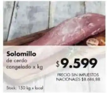Solomillo de cerdo