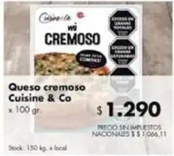 Disco Cuisine & Co queso cremoso oferta
