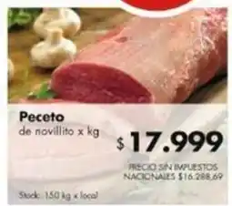 Disco Peceto de novillito oferta