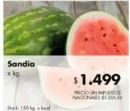 Disco Sandia oferta