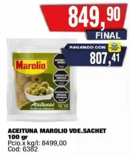 Maxiconsumo Marolio aceituna oferta