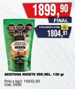 Maxiconsumo Nucete aceituna verde oferta