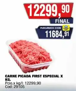 Maxiconsumo Carne picada first especial oferta