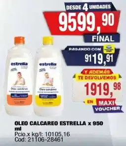 Maxiconsumo Estrella oleo calcareo oferta