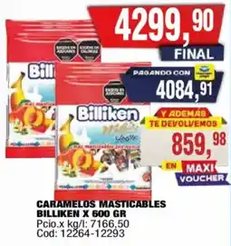 Maxiconsumo Billiken caramelos masticables oferta