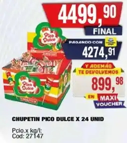 Maxiconsumo Pico dulce chupetin oferta