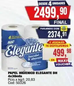 Maxiconsumo Elegante papel higienico oferta