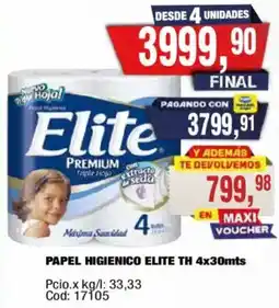 Maxiconsumo Elite papel higienico th oferta