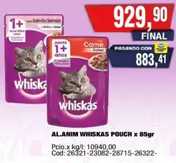 Maxiconsumo Whiskas alimento para gato oferta