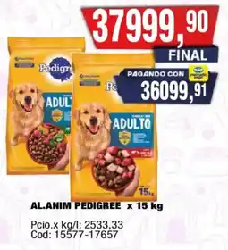 Maxiconsumo Pedigree adulto oferta