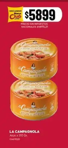 Diarco La campagnola - atún al aceite oferta