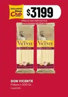 Diarco Don vicente - fideos tallarin oferta