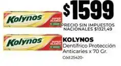 Diarco Kolynos - dentífrico protección anticaries x 70 gr. cód:25420 oferta