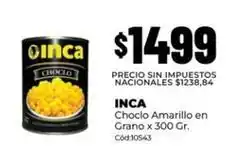 Diarco Inca - choclo amarillo en grano x 300 gr. cód:10543 oferta