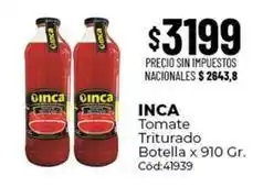 Diarco Inca - tomate triturado botella x 910 gr. cód:41939 oferta