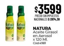Diarco Natura - aceite girasol en aerosol x 120 ml. cód:4981 oferta