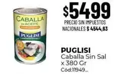 Diarco Puglisi - caballa sin sal oferta