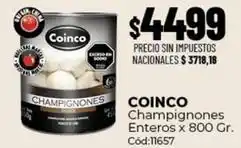 Diarco Coinco - champignones enteros oferta