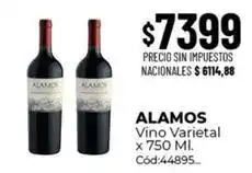 Diarco Alamos - vino varietal oferta