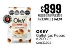 Diarco Okey - galletitas pepas oferta