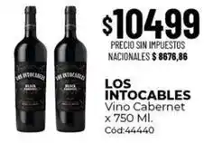 Diarco Los intocables - vino cabernet cód:44440 oferta