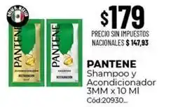 Diarco Pantene - shampoo y acondicionador 3mm x 10 mi cód:20930 oferta