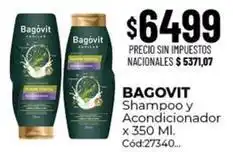 Diarco Bagovit - shampoo y acondicionador x 350 ml. cód:27340 oferta