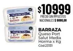Diarco Barraza - queso port salut media horma x kg cód:23131 oferta