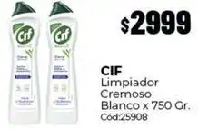 Diarco Cif - limpiador cremoso blanco cód:25908 oferta