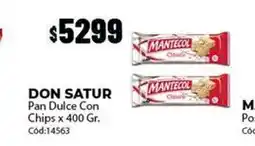 Diarco Don satur - pan dulce con chips x 400 gr. cód:14563 oferta