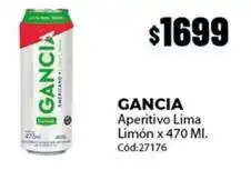 Diarco Gancia - aperitivo lima limón x 470 ml. cód:27176 oferta