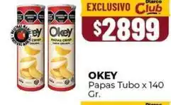 Diarco Okey - papas tubo oferta
