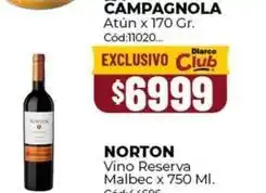 Diarco Norton - vino reserva malbec x 750 ml oferta