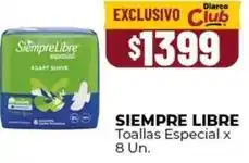 Diarco Siempre libre - toallas especial oferta