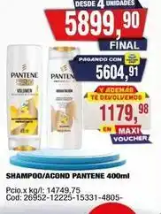 Maxiconsumo Pantene - shampoo/acond 400ml oferta