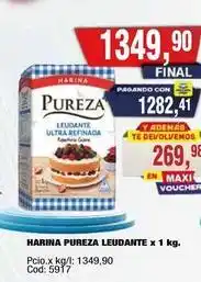 Maxiconsumo Pureza - harina leudante ultra refinada oferta