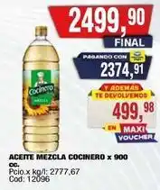 Maxiconsumo Cocinero - aceite mezcla oferta