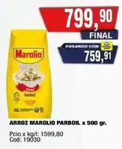 Maxiconsumo Marolio - arroz parboil x 500 gr oferta