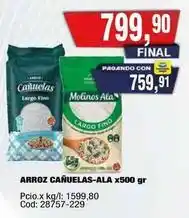 Maxiconsumo Cañuelas - arroz cañuelas-ala x500 gr oferta