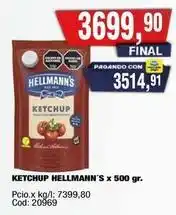 Maxiconsumo Hellmann's - ketchup oferta