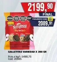 Maxiconsumo Terrabusi - galletitas variedad x 390 gr oferta