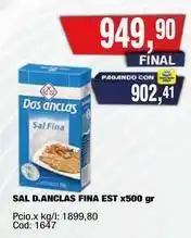Maxiconsumo Dos anclas - sal d.anclas fina est oferta