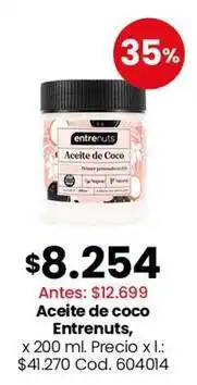 Coto Aceite de coco oferta