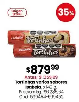 Coto Origen - tortinhas varios sabores oferta