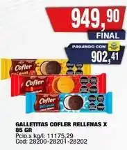 Maxiconsumo Cofler - galletitas rellenas x 85 gr oferta