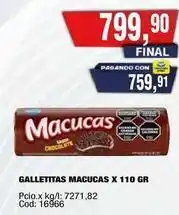 Maxiconsumo Macucas - galletitas macucas oferta
