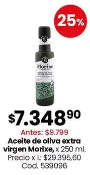 Coto Morixe - aceite de oliva extra virgen, x 250 ml oferta
