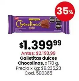 Coto Chocolinas - galletitas dulces chocolinas oferta