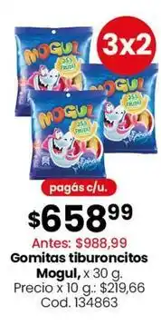 Coto Mogul - gomitas tiburonquitos oferta