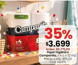 Coto Campanita - papel higienico oferta
